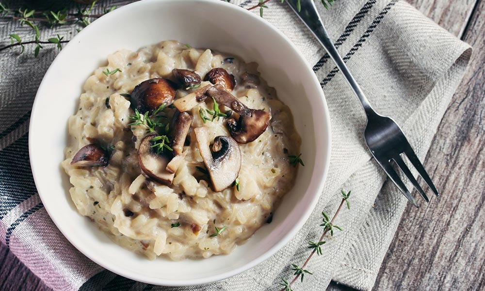 Risotto with Oyster Mushrooms and Duck, Plats principaux