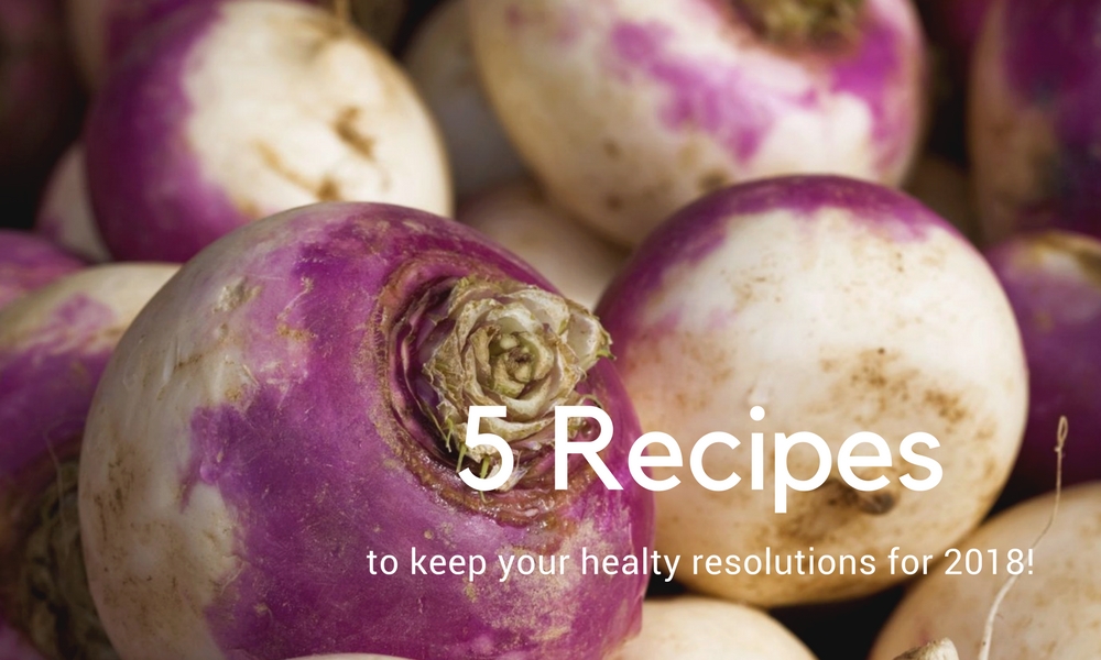 5 recipes to keep your health resolutions