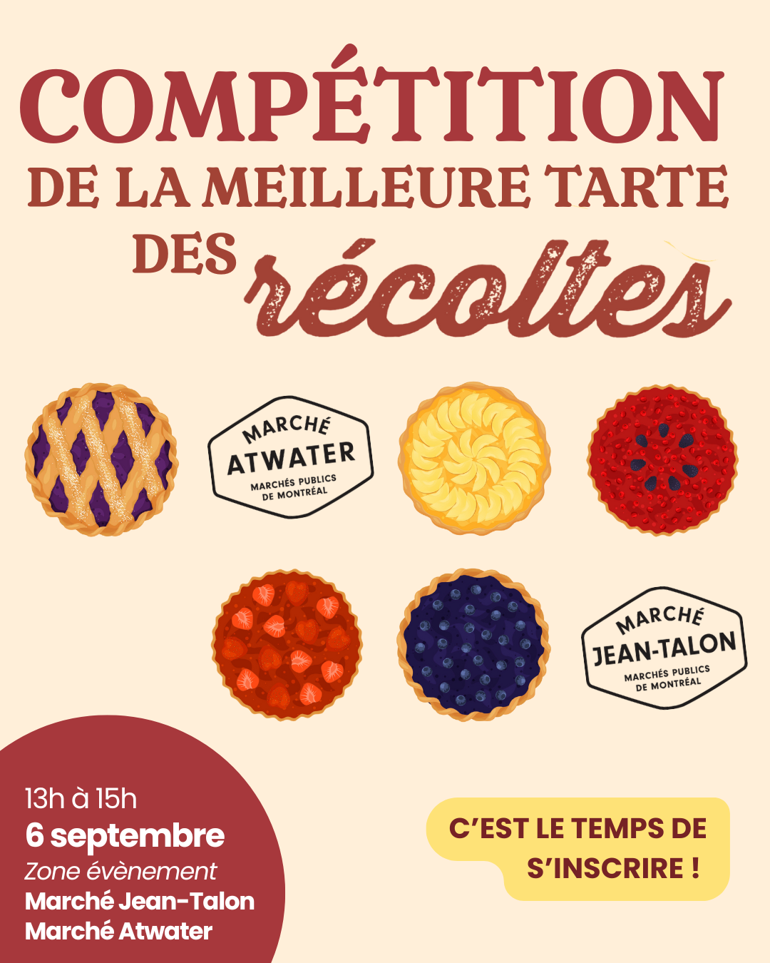 affiche tarte