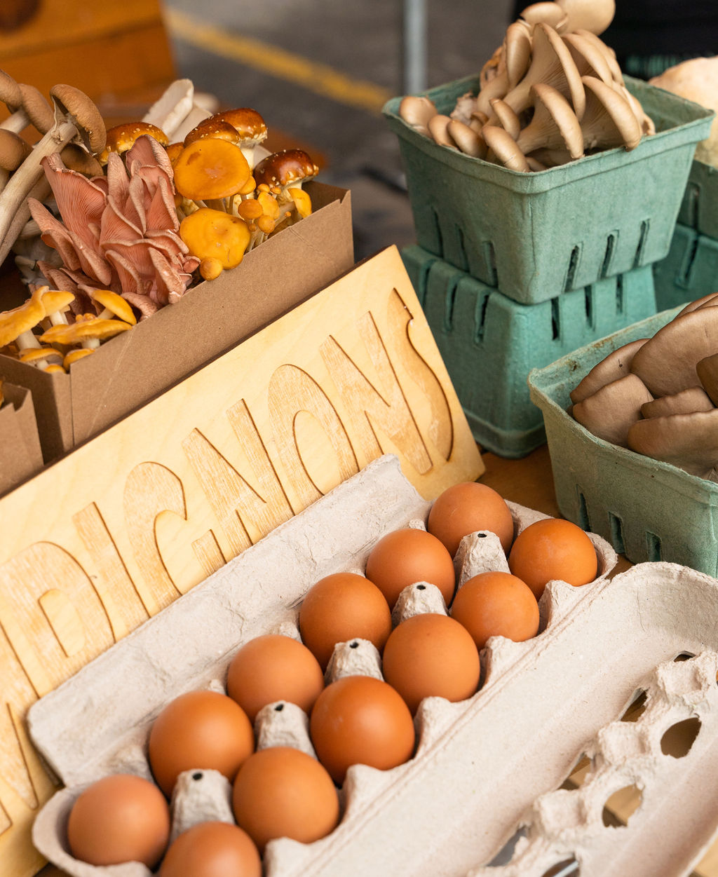 oeufs et champignons