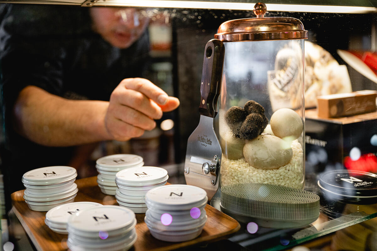 Vitrine de la boutique