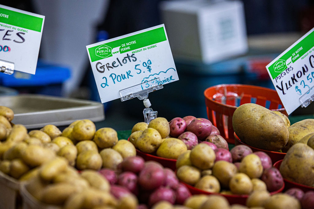 patate marchés publics de Montréal