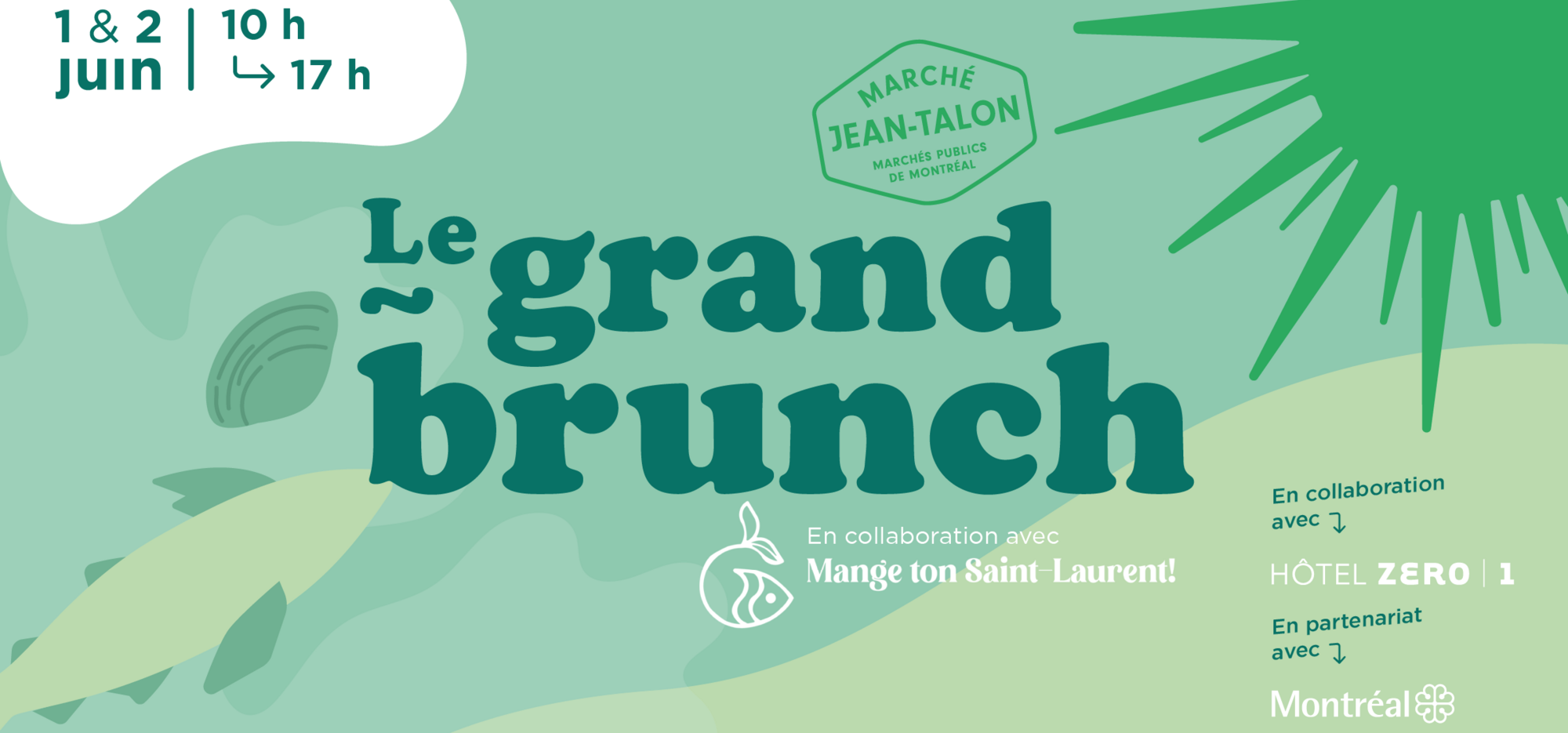 Affiche brunch marche