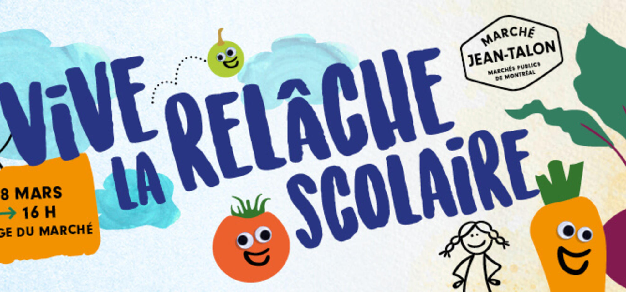 affiche semaine de relache