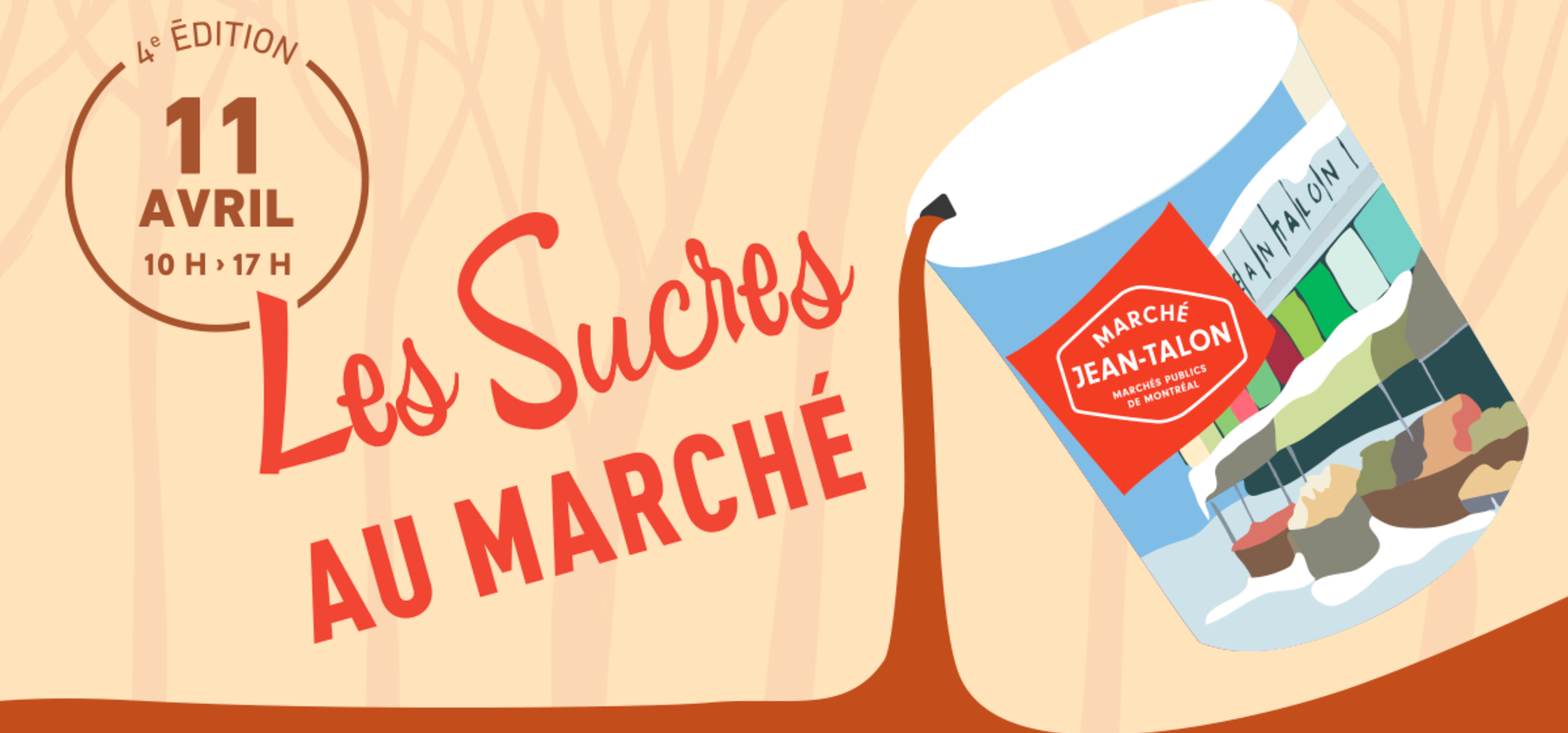 Les sucres au Marché Jean-Talon