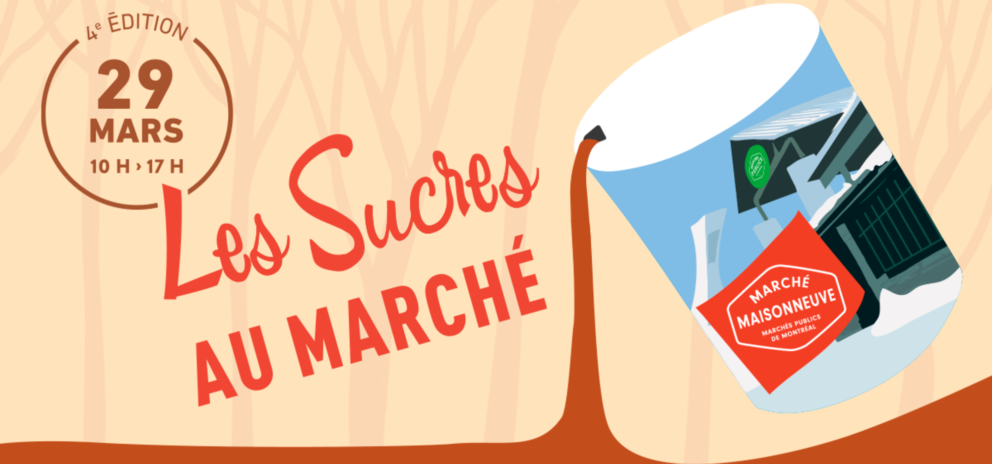 Les sucres au Marché Maisonneuve