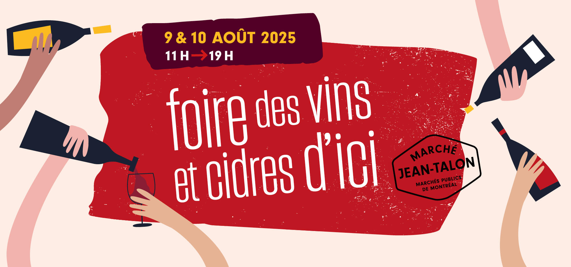 Foire des vins et cidres d'ici au Marché Jean-Talon