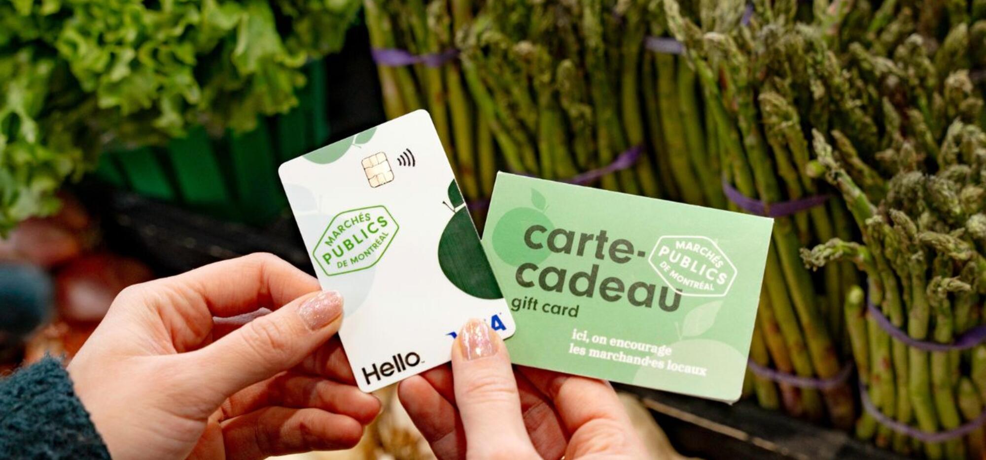 A new gift card for the Montreal Public Markets