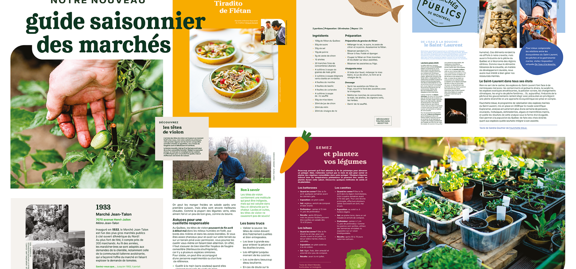 Le tout nouveau Guide saisonnier des Marchés est arrivé !