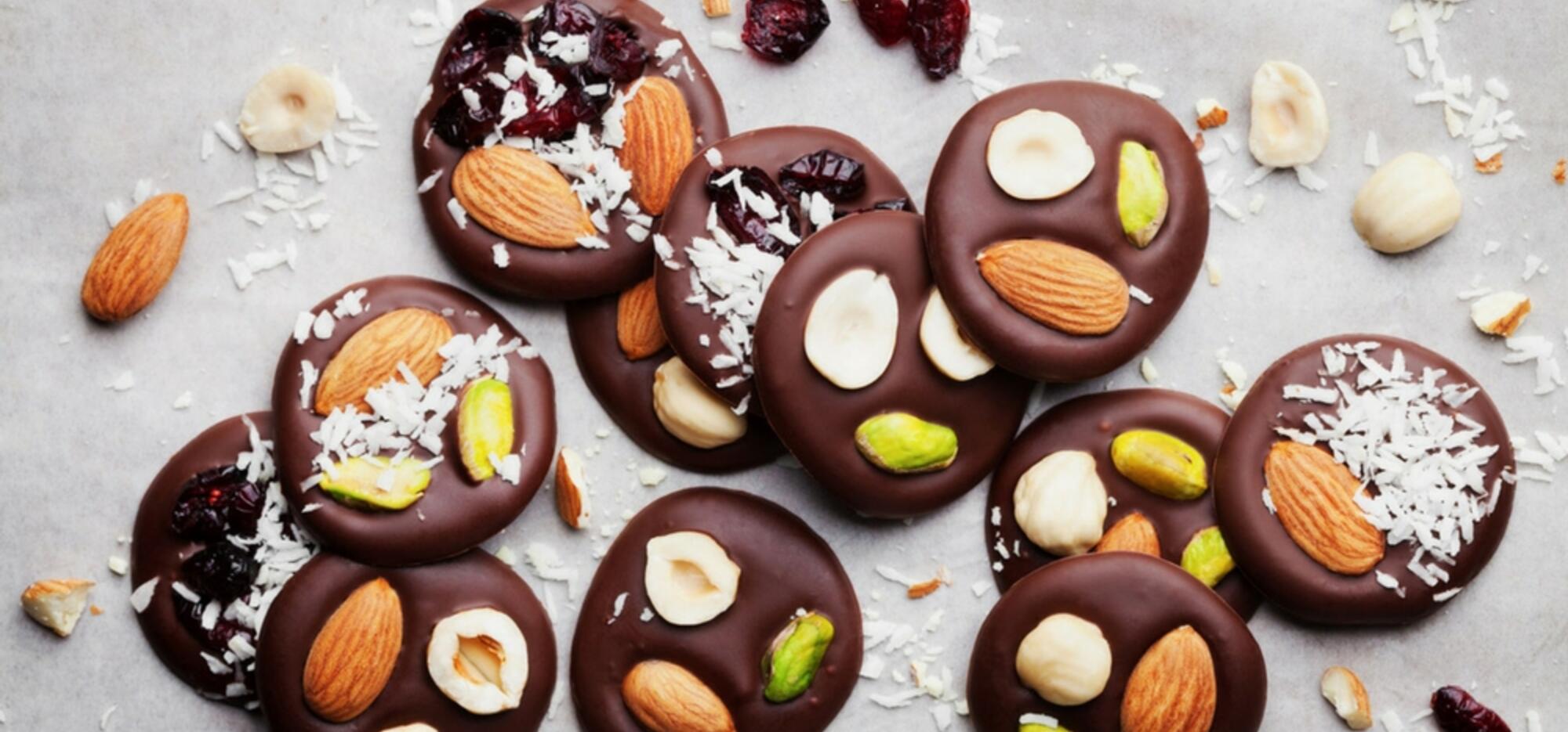 mendiants au chocolat