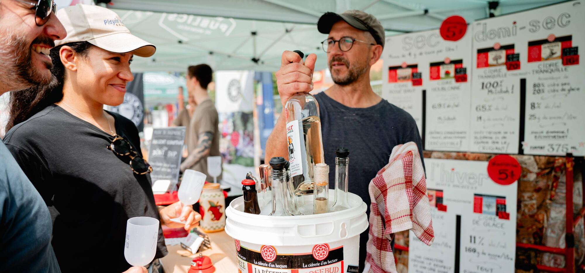 Foire des vins et cidres marché Atwater
