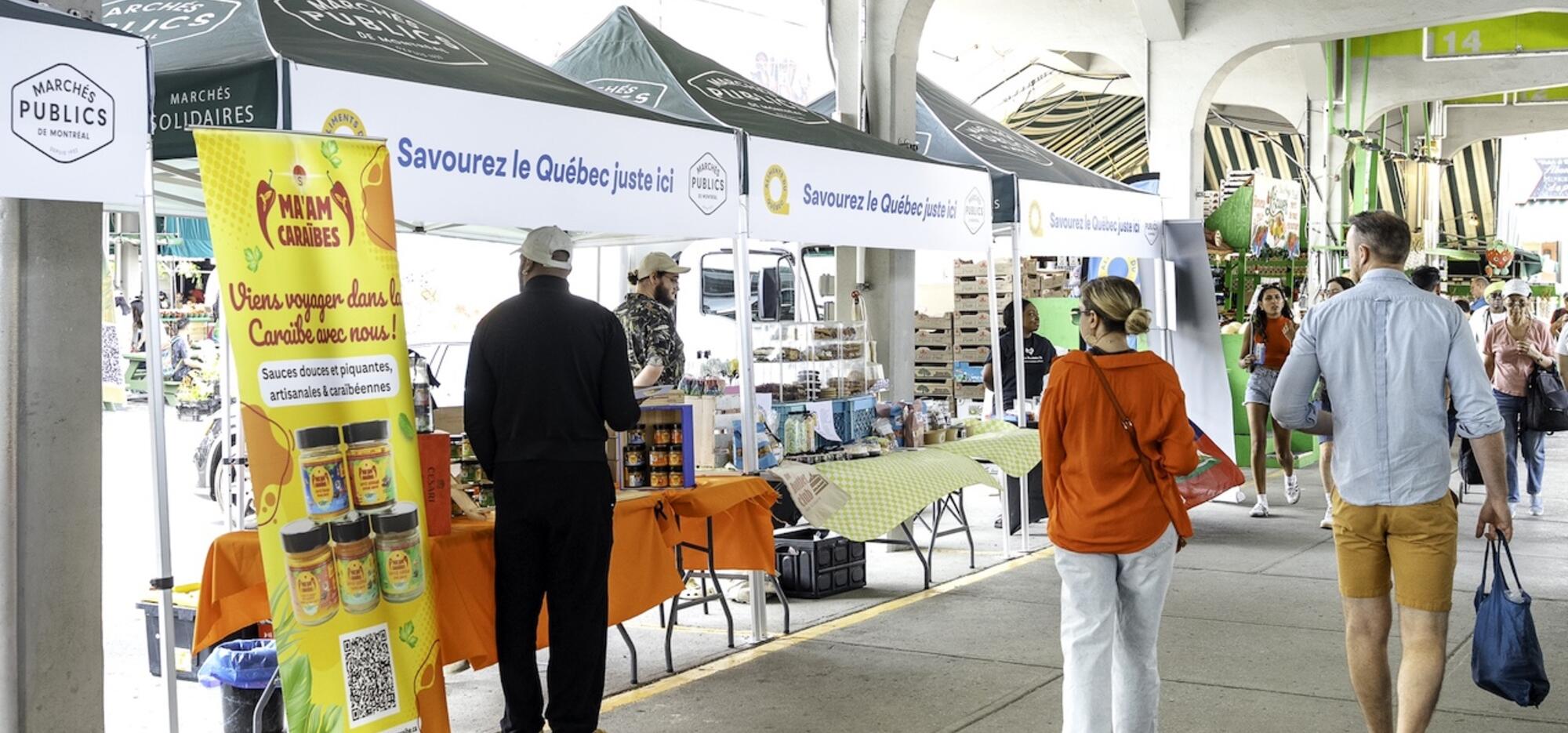 sauces piquantes dans les Marchés publics de Montréal