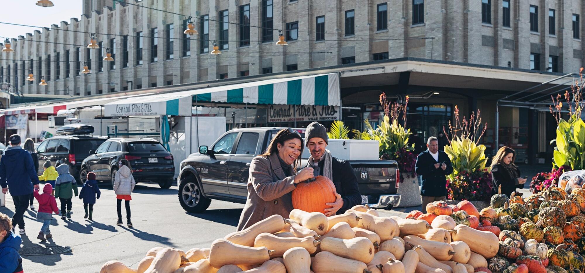 Marché Atwater l'automne