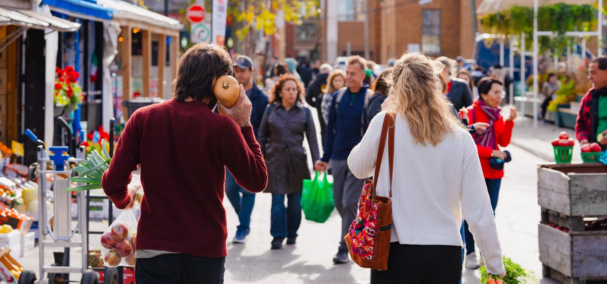 Marché Jean-Talon à l'automne