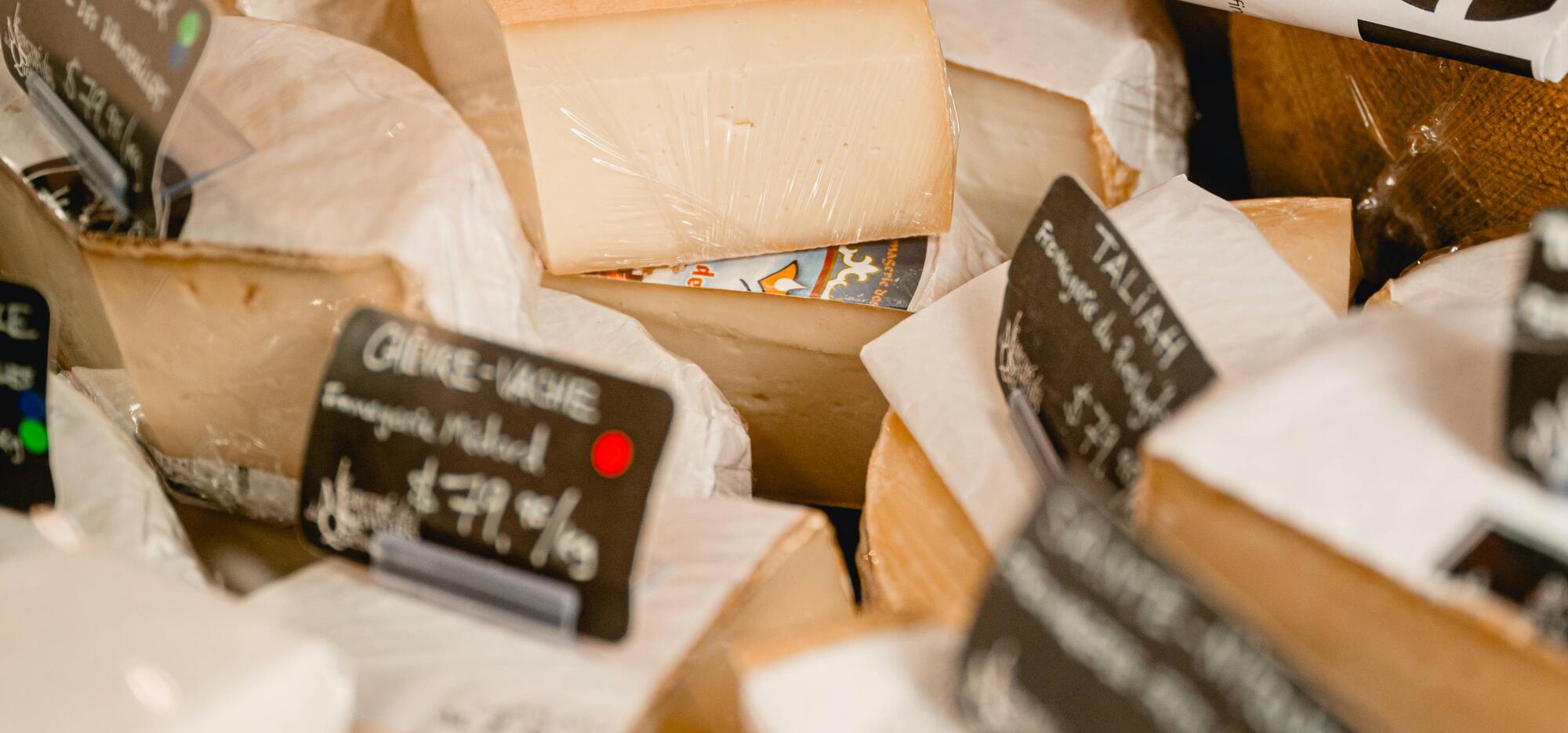 fromages des Marchés publics de Montréal