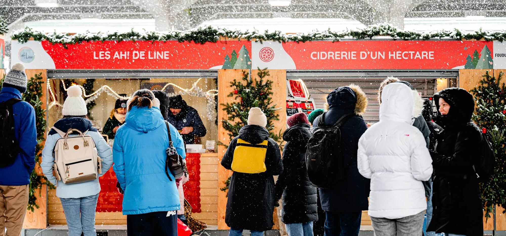 Marché du temps des Fêtes à Jean-Talon