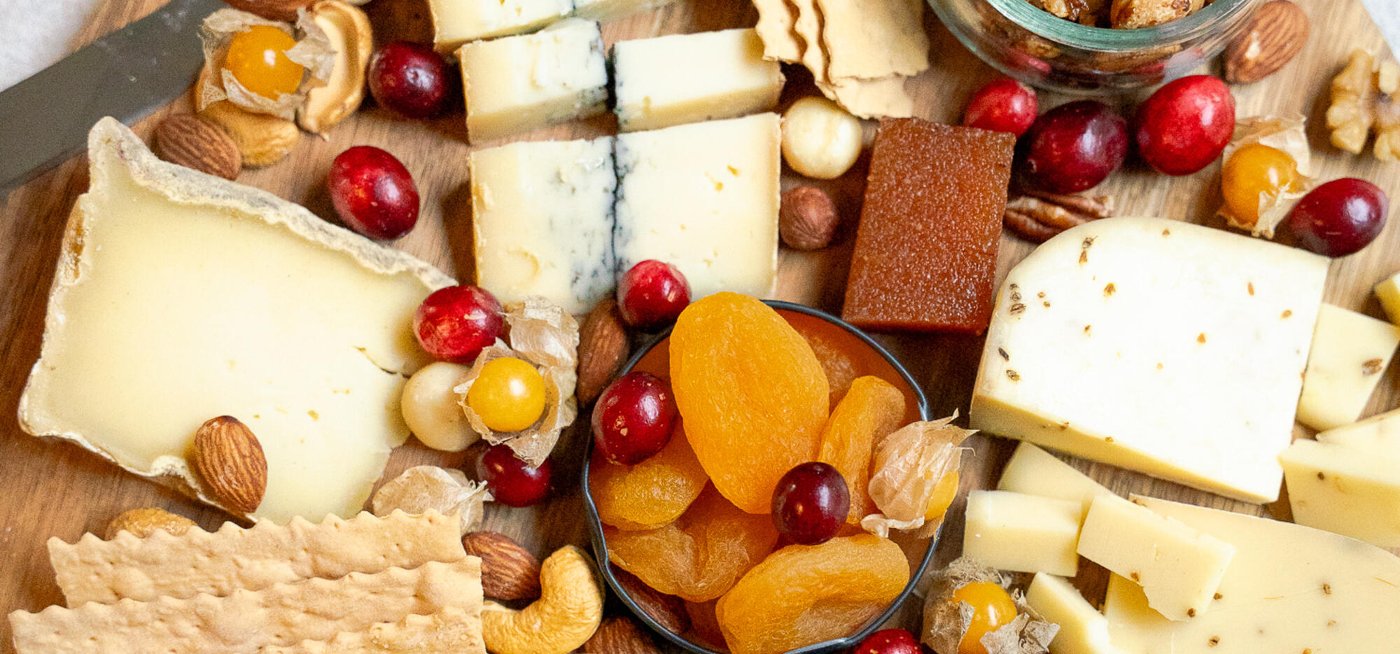 Cheese and charcuterie platters