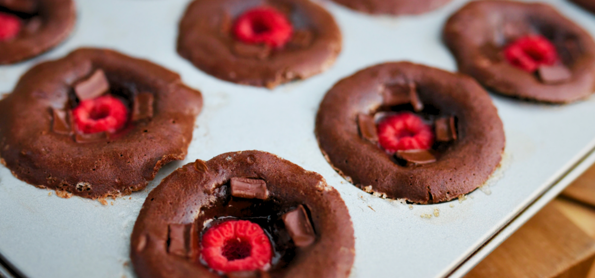 Chocolate-Raspberry Fondants