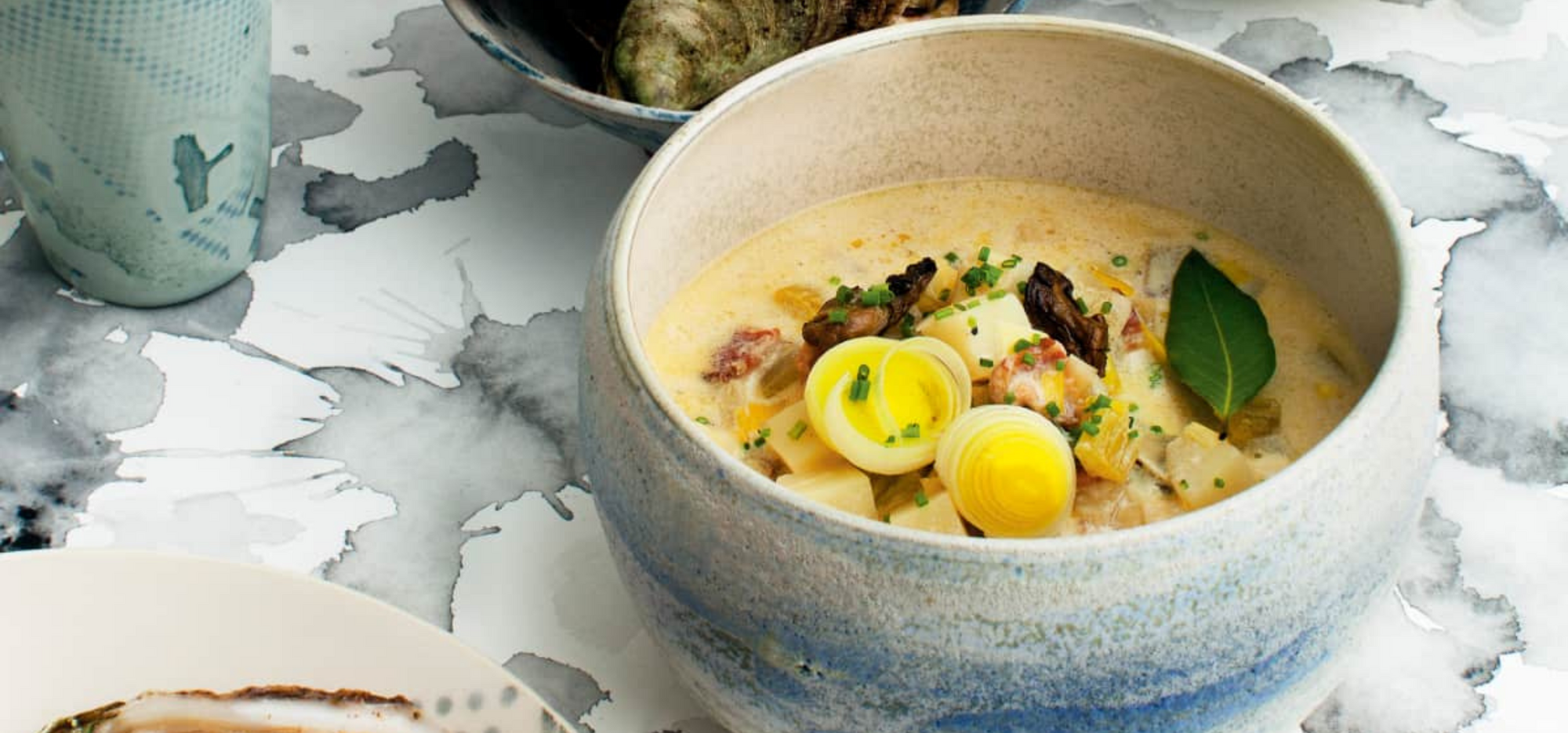 Soupe aux huîtres