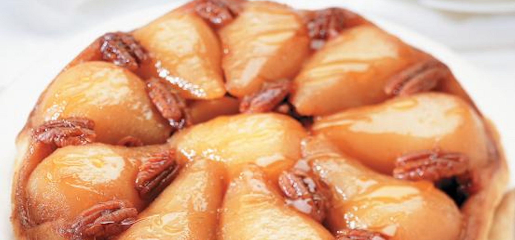 Tarte tatin aux poires et aux pacanes