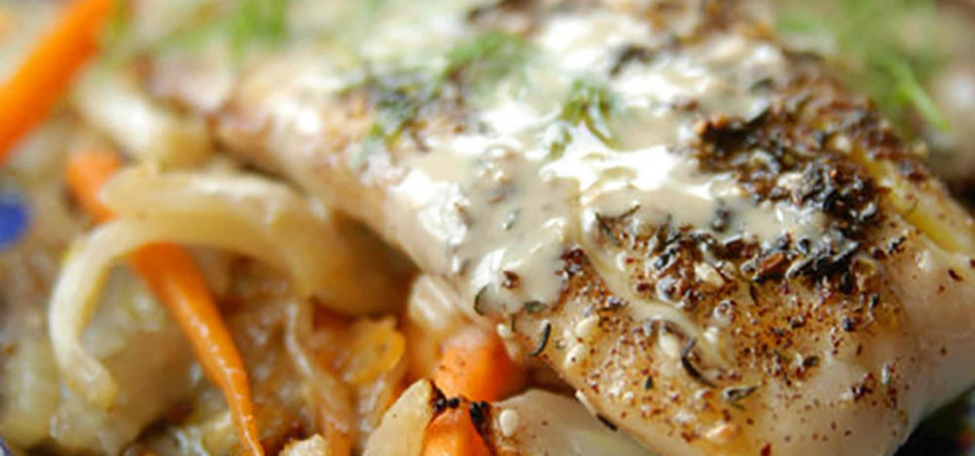 Grilled Fish with zaatar