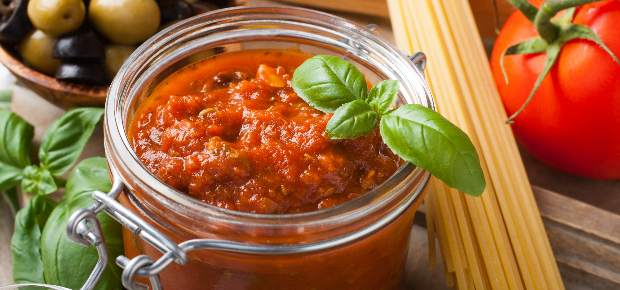 Tomato Sauce with Candied Garlic
