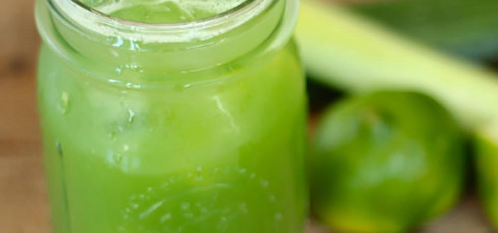 Cocktail rafraîchissant gin, concombre, lime et aloès