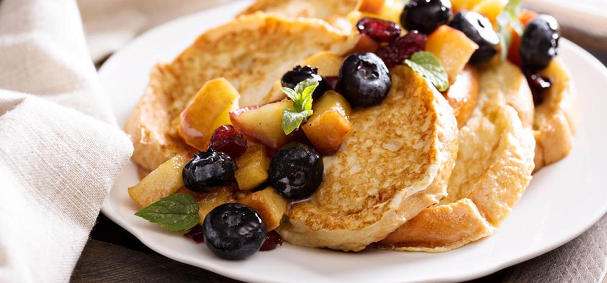 Spiced French Toast with Maple Butter Cream