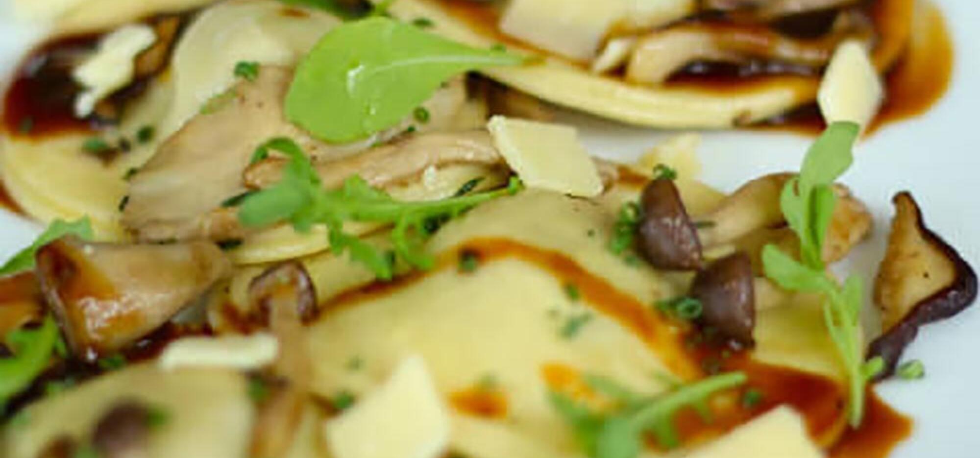 Braised meat ravioli