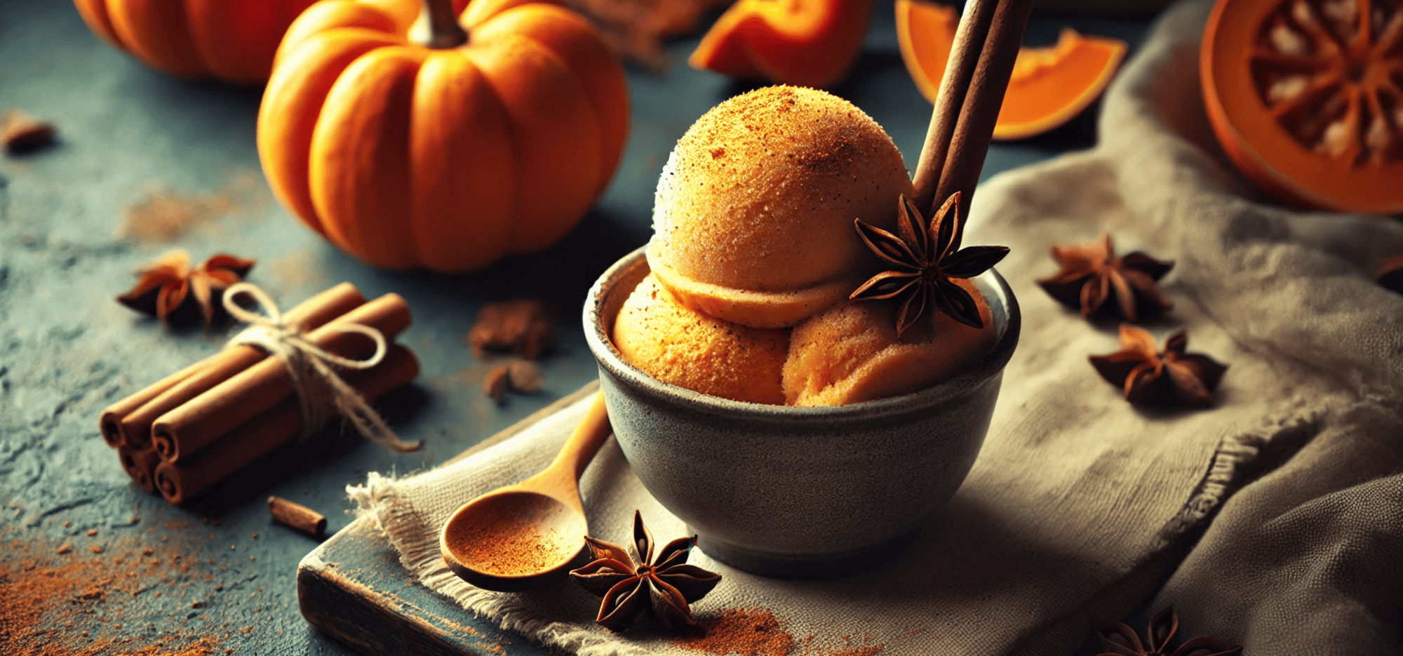 Sorbet à la citrouille et aux épices Chaï