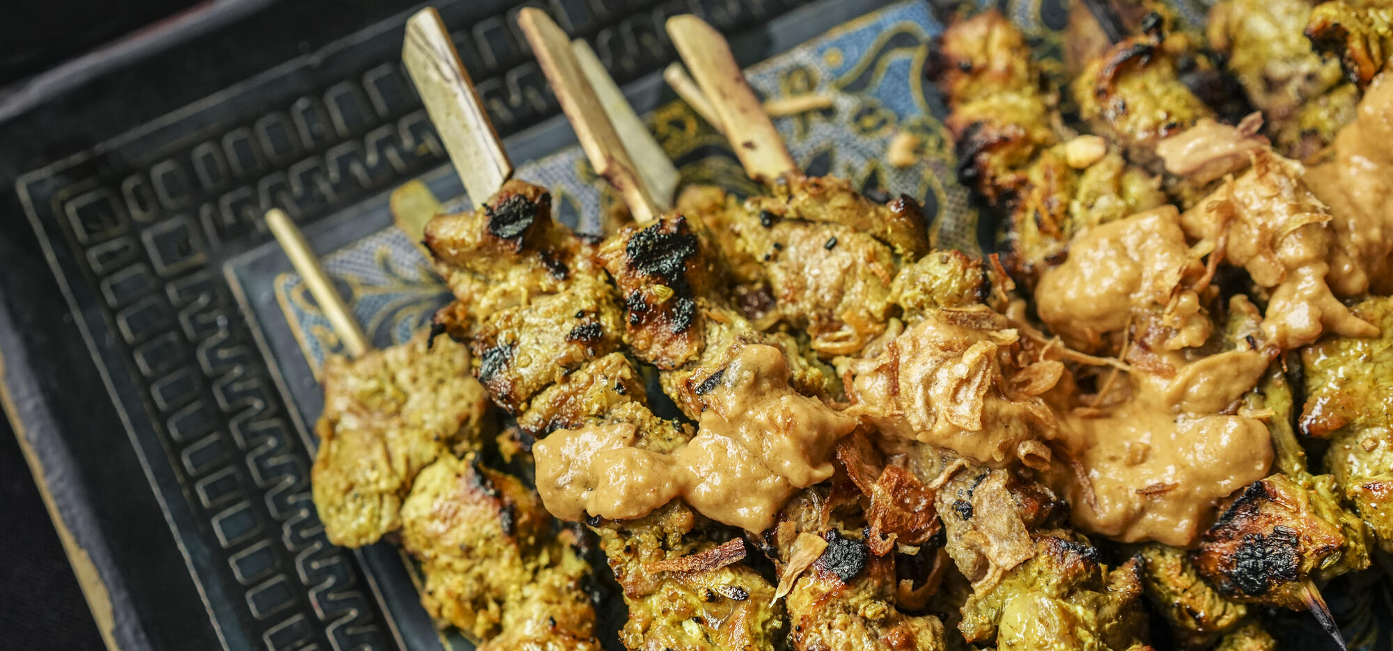 Satay d'agneau malais