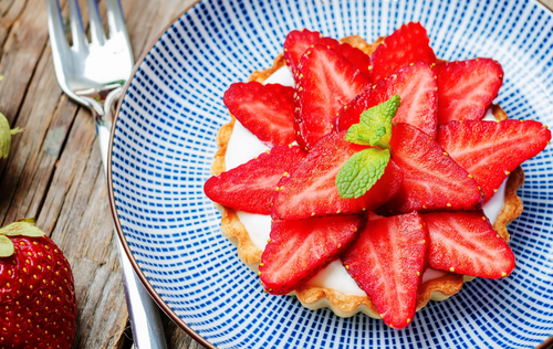 Tartelettes Fraises Menthe
