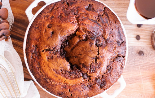 Chocolate maple pudding
