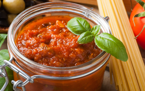 Sauce tomate à l'ail confit