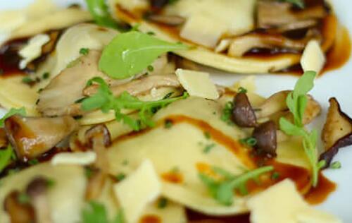 Braised meat ravioli