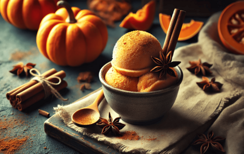 Sorbet à la citrouille et aux épices Chaï