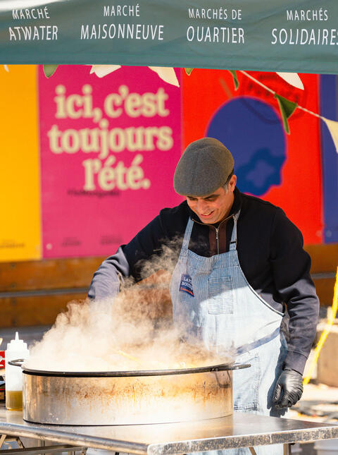 Paella Marché public de Montréal