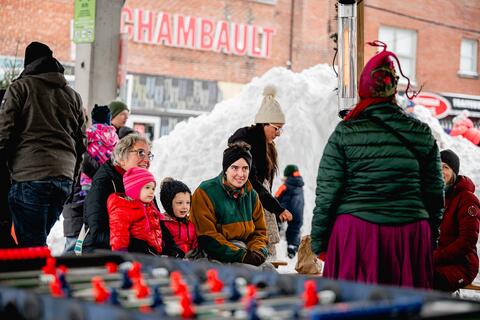 jeux dans la neige