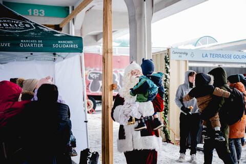 pere noel au marche jean-talon