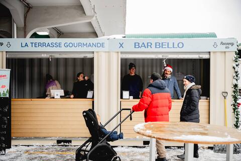 terrasse gourmande d'hiver