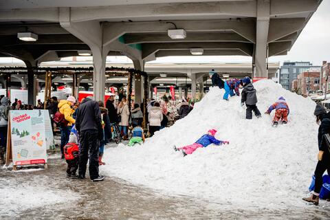 jeux dans la neige
