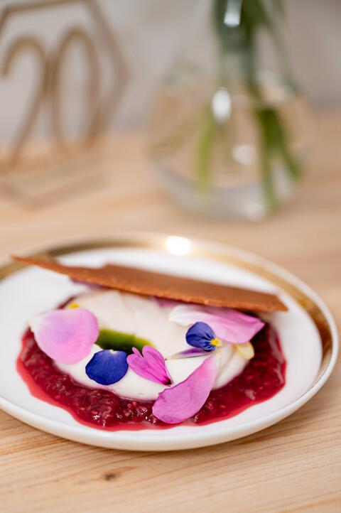 dessert colorés