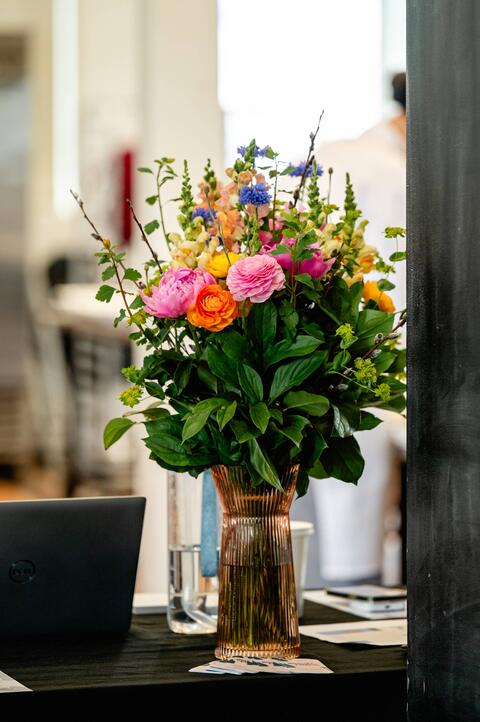 fleur repas