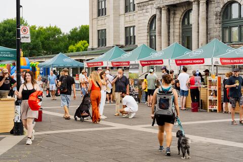 Foire des vins et cidres d'ici au Marché Maisonneuve