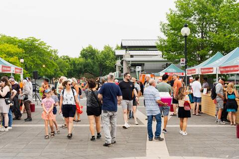 Foire des vins et cidres d'ici au Marché Maisonneuve
