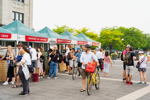 Foire des vins et cidres d'ici au Marché Maisonneuve