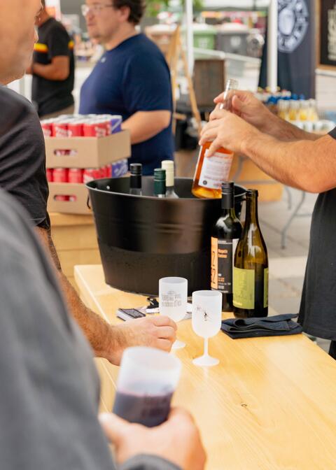 Foire des vins et cidres d'ici au Marché Maisonneuve