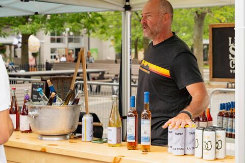 Foire des vins et cidres d'ici au Marché Maisonneuve