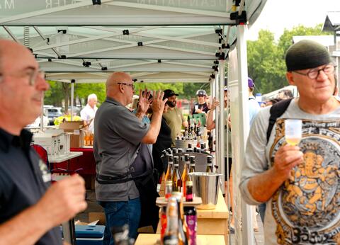 Foire des vins et cidres d'ici au Marché Maisonneuve