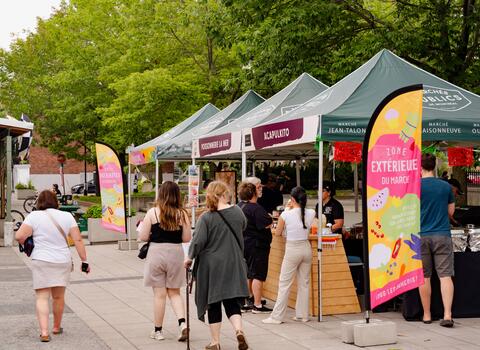 Foire des vins et cidres d'ici au Marché Maisonneuve